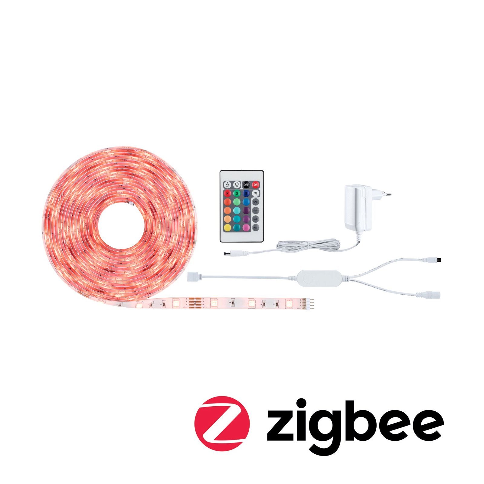 P 70534 SimpLED LED Strip Smart Home Zigbee RGB kompletní sada 5m 20W 30LEDs/m RGB 24VA - PAULMANN
