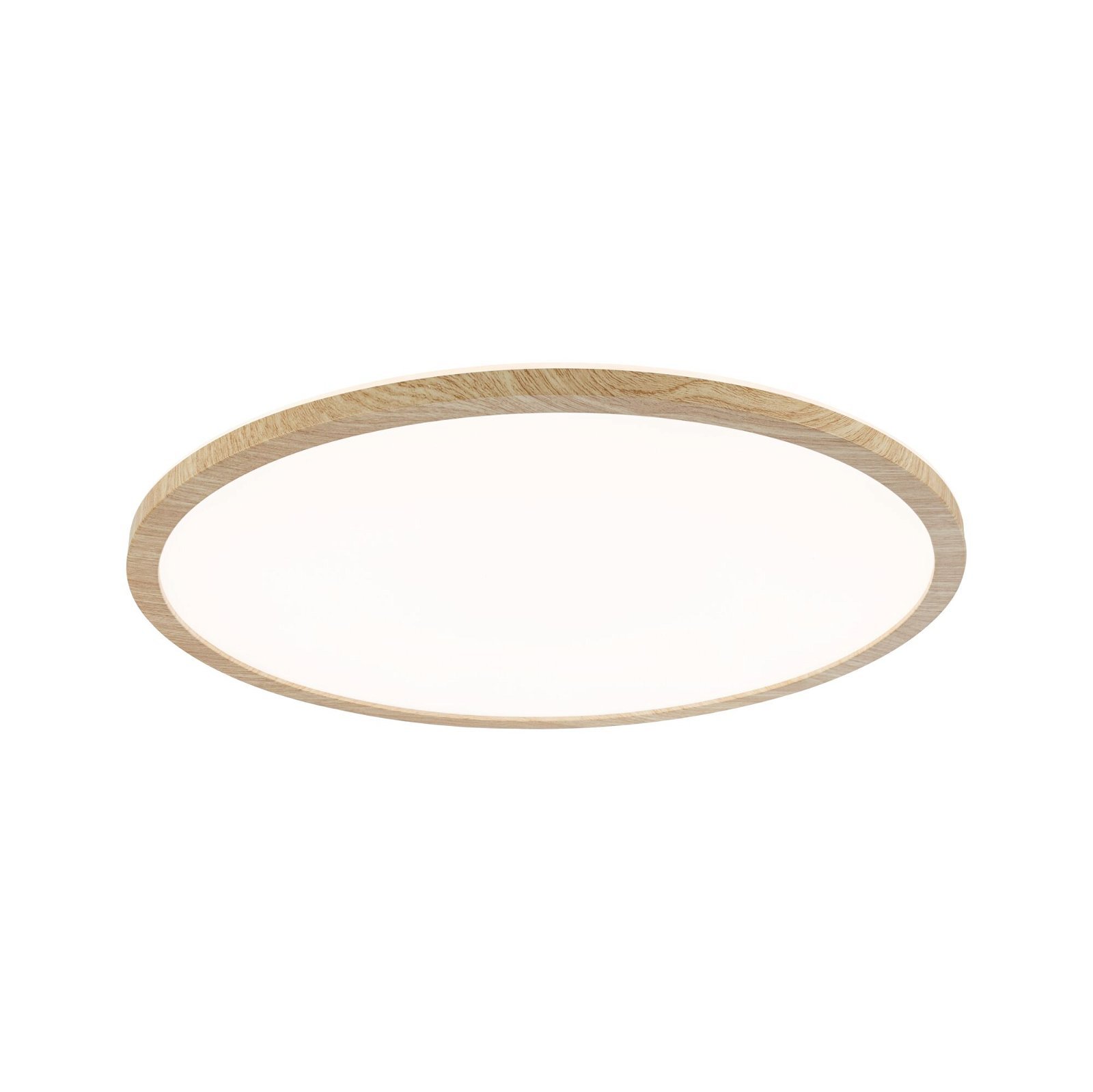 P 71029 LED Panel Atria Shine Backlight IP44 kruhové 420mm 22W 3000K design dřevo - PAULMANN