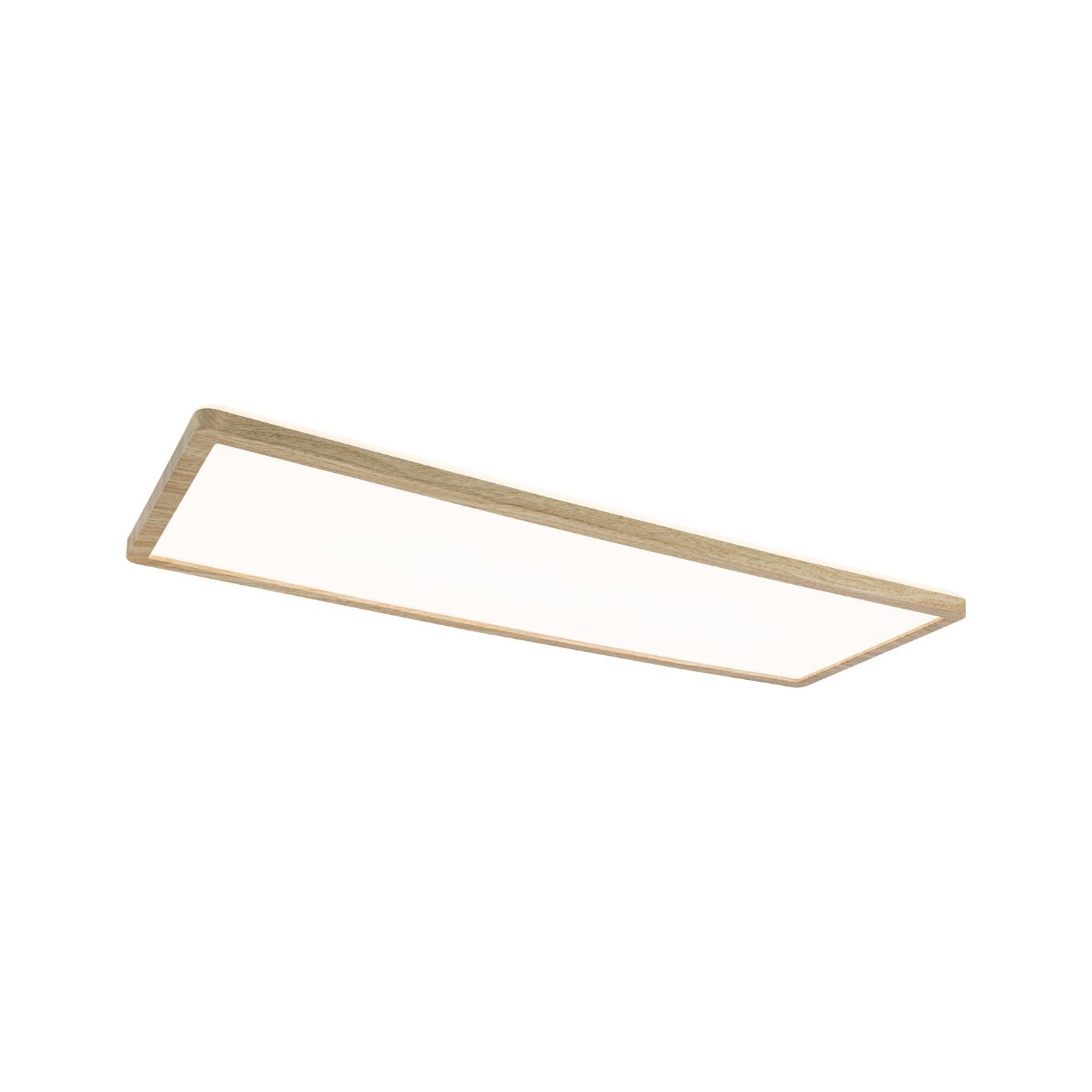 P 71031 LED Panel Atria Shine Backlight IP44 hranaté 580x200mm 22W 3000K design dřevo - PAULMANN