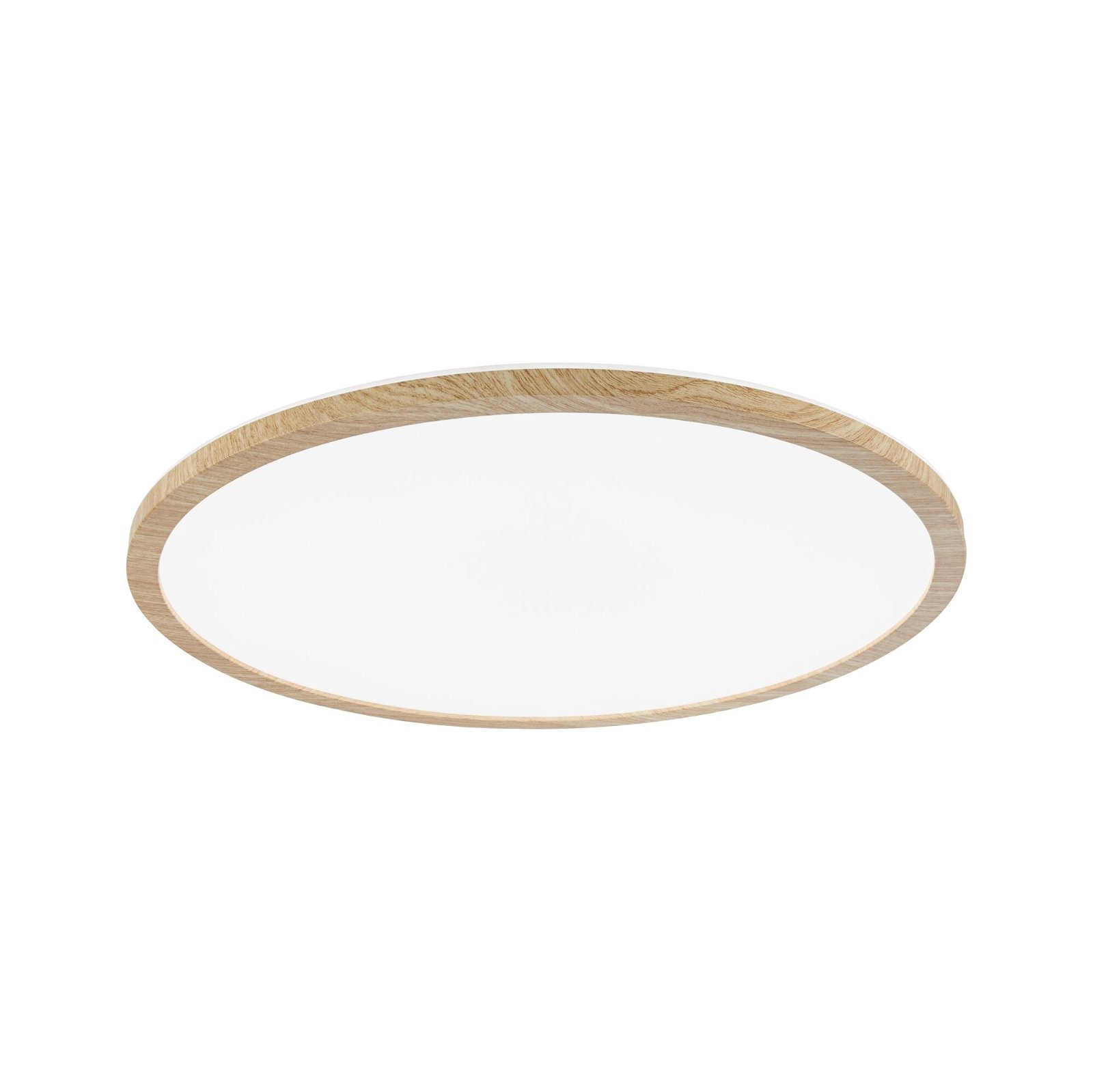 P 71034 LED Panel Atria Shine Backlight IP44 kruhové 420mm 22W 4000K design dřevo - PAULMANN