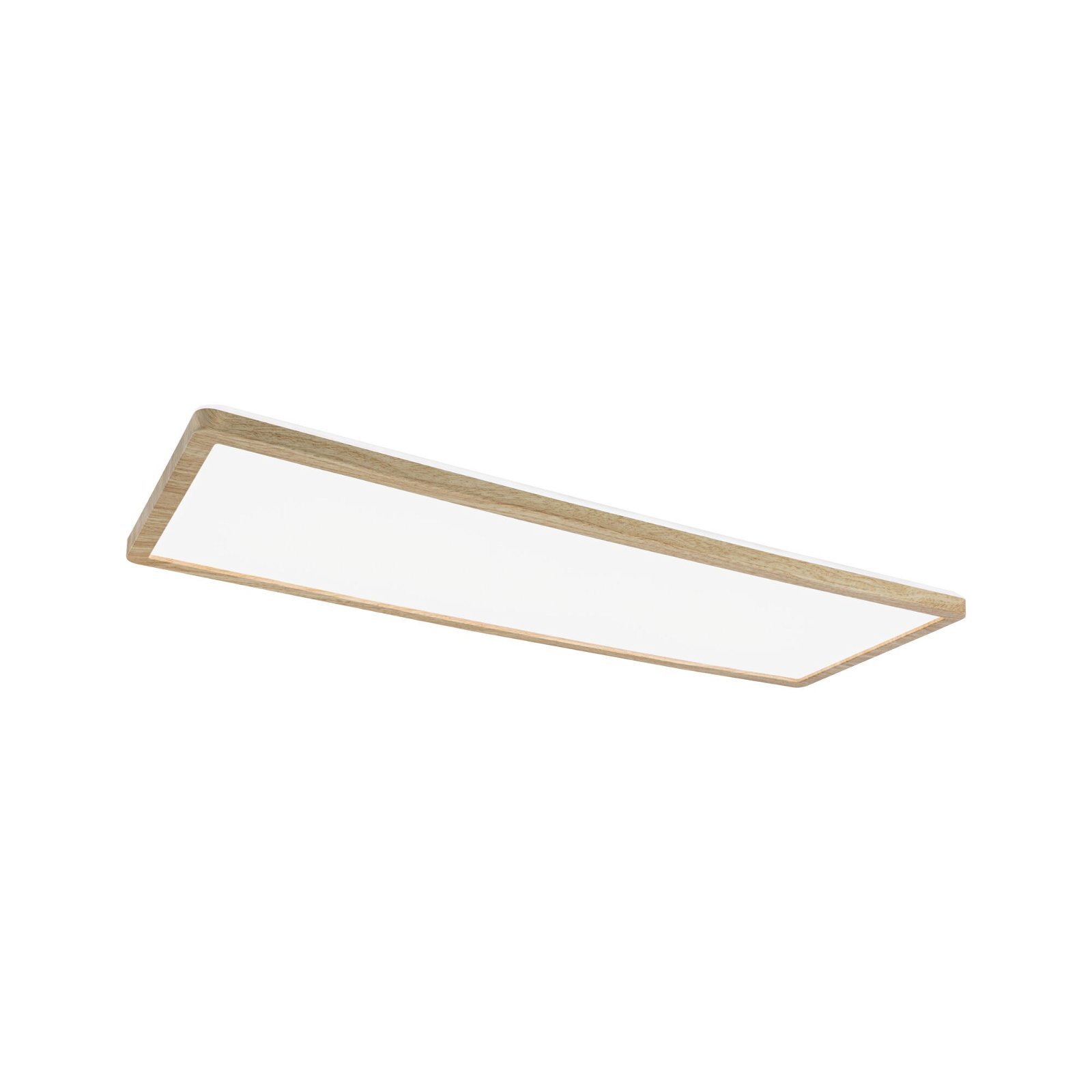 P 71036 LED Panel Atria Shine Backlight IP44 hranaté 580x200mm 22W 4000K design dřevo - PAULMANN