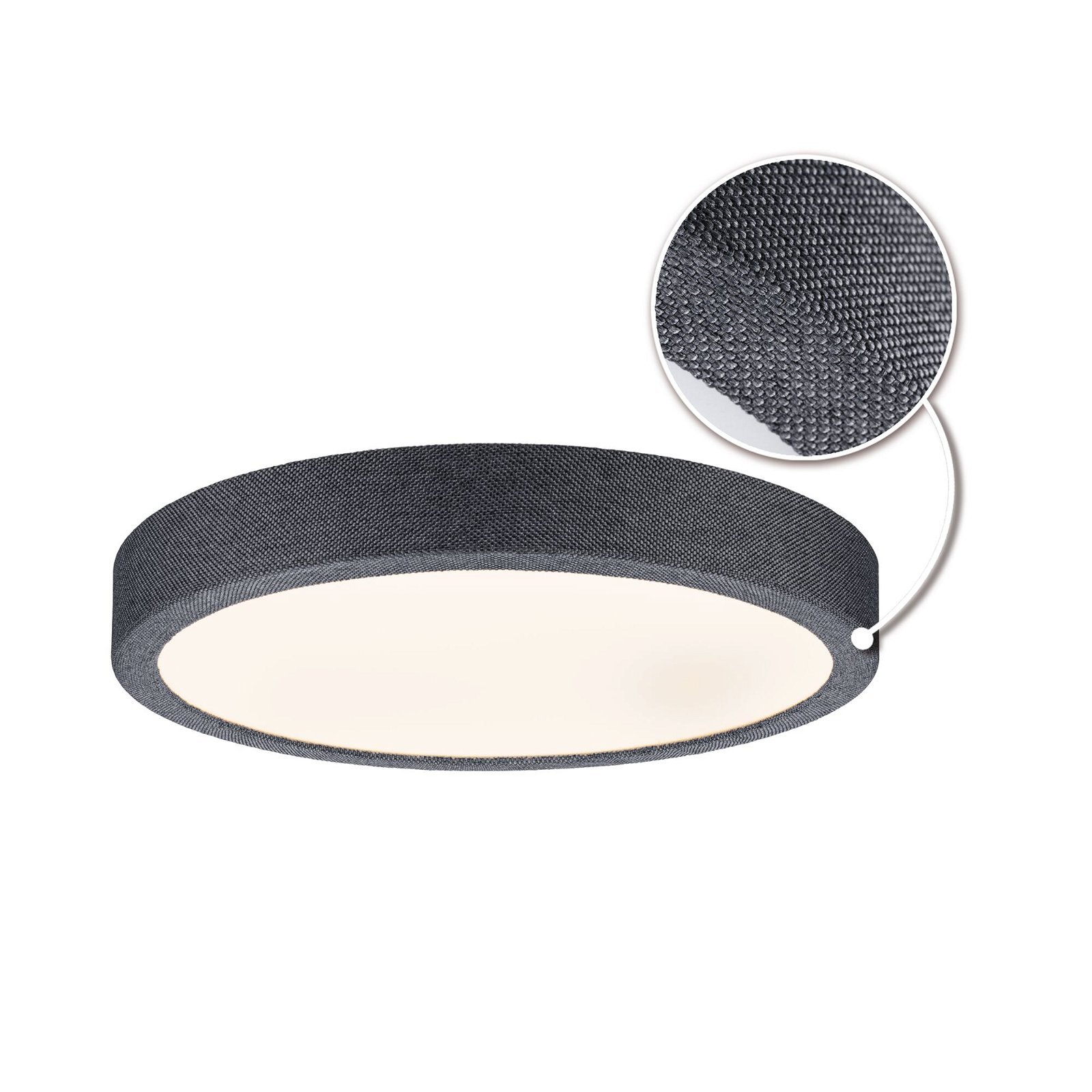P 71053 LED Panel Cosara IP44 kruhové 300mm 15W 3000K tmavěšedá - PAULMANN