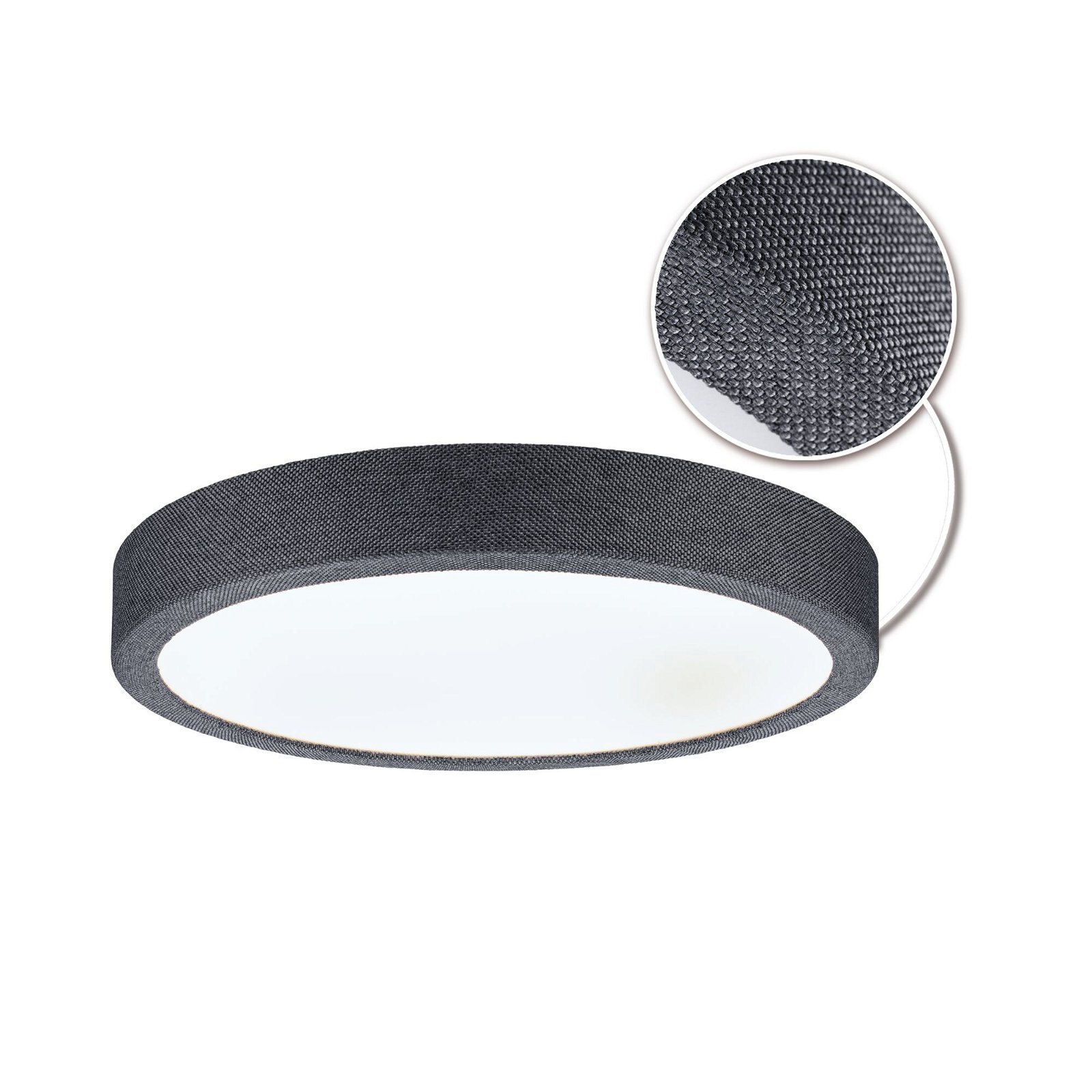 P 71055 LED Panel Cosara IP44 kruhové 300mm 15W 4000K tmavěšedá - PAULMANN