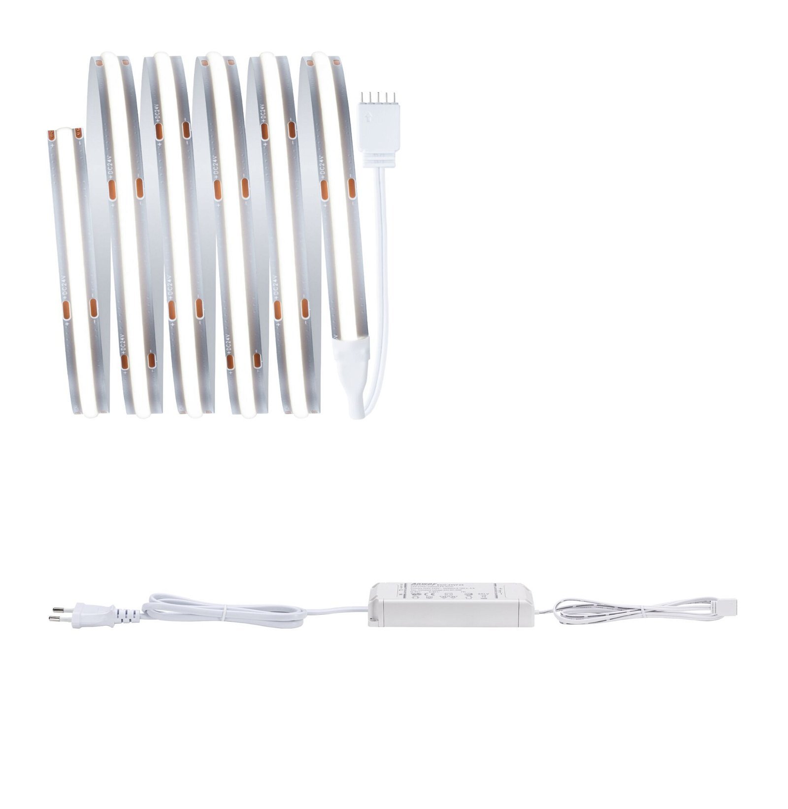 P 71123 MaxLED 500 LED Strip Full-Line COB základní sada 1,5m 10W 600lm/m 480LEDs/m 6500K 25VA - PAULMANN