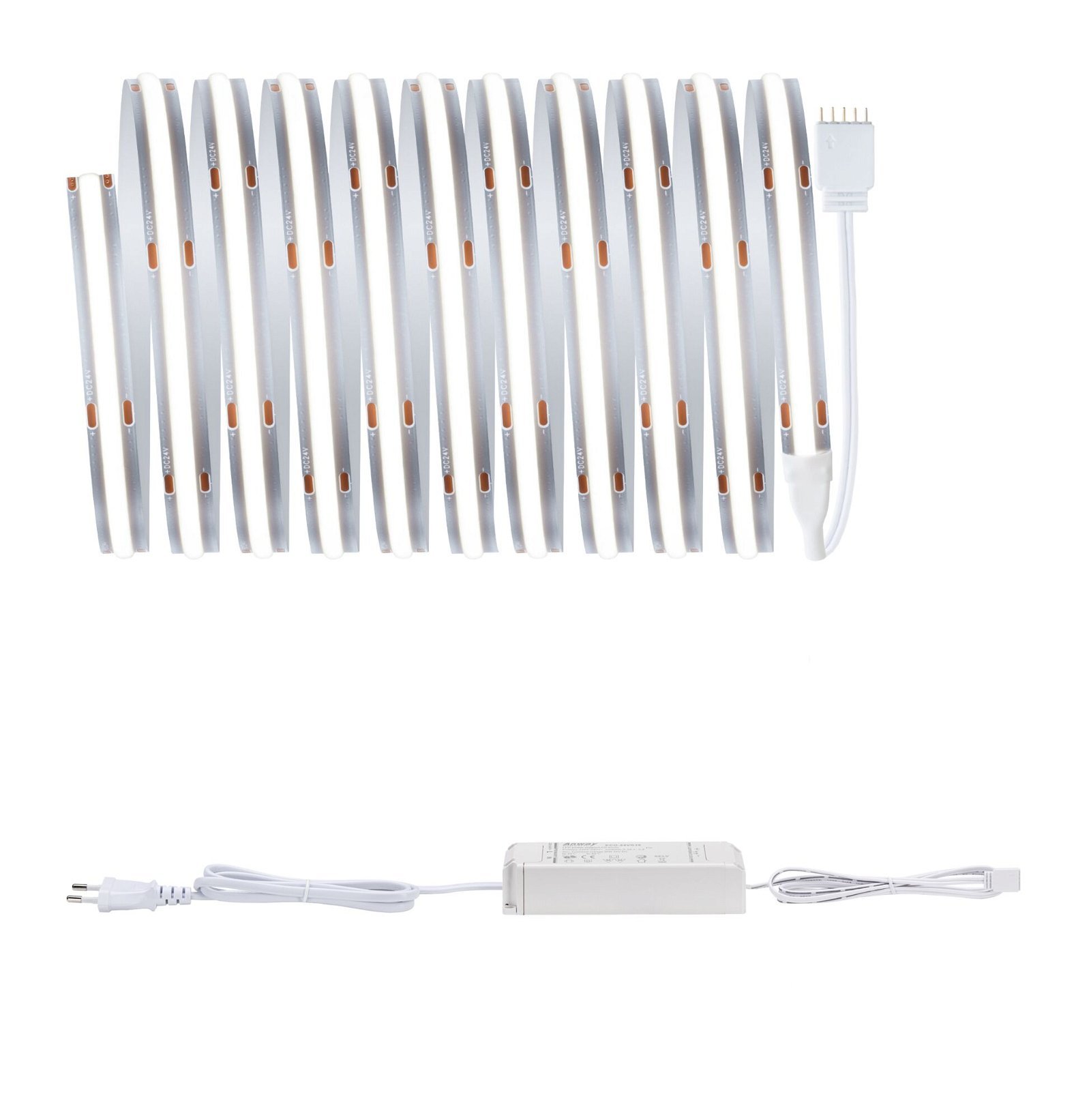 P 71124 MaxLED 500 LED Strip Full-Line COB základní sada 3m 19W 600lm/m 480LEDs/m 6500K 36VA - PAULMANN