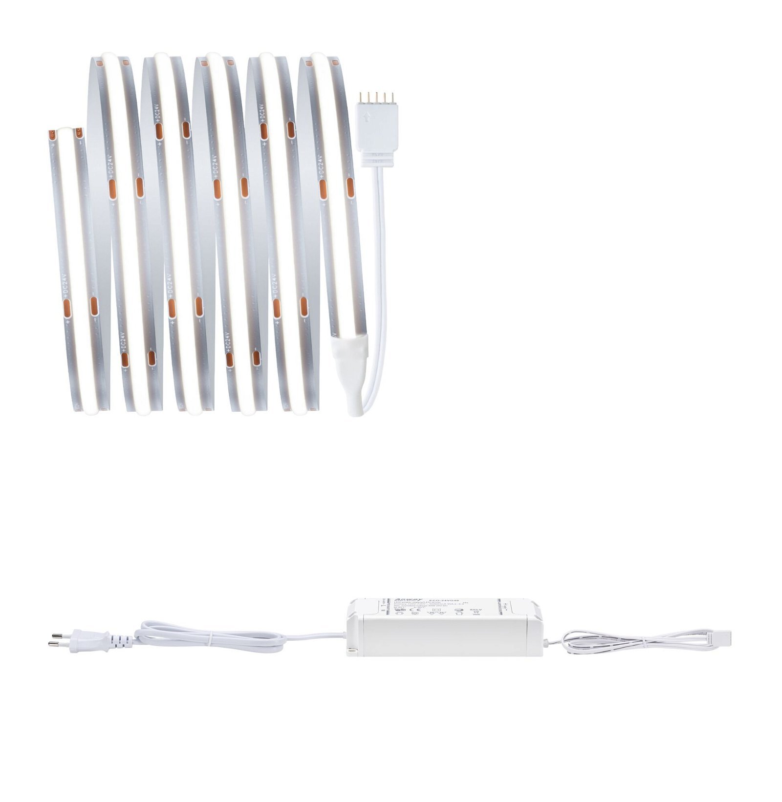 P 71127 MaxLED 1000 LED Strip Full-Line COB základní sada 1,5m 18W 1280lm/m 528LEDs/m 6500K 40VA - PAULMANN