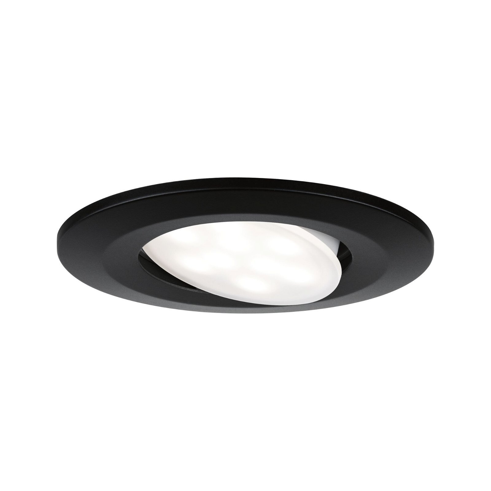 P 92461 LED vestavné svítidlo Calla výklopné IP65 kruhové 90mm 30° 6W 230V 4000K černá mat - PAULMANN (obrázek 8)