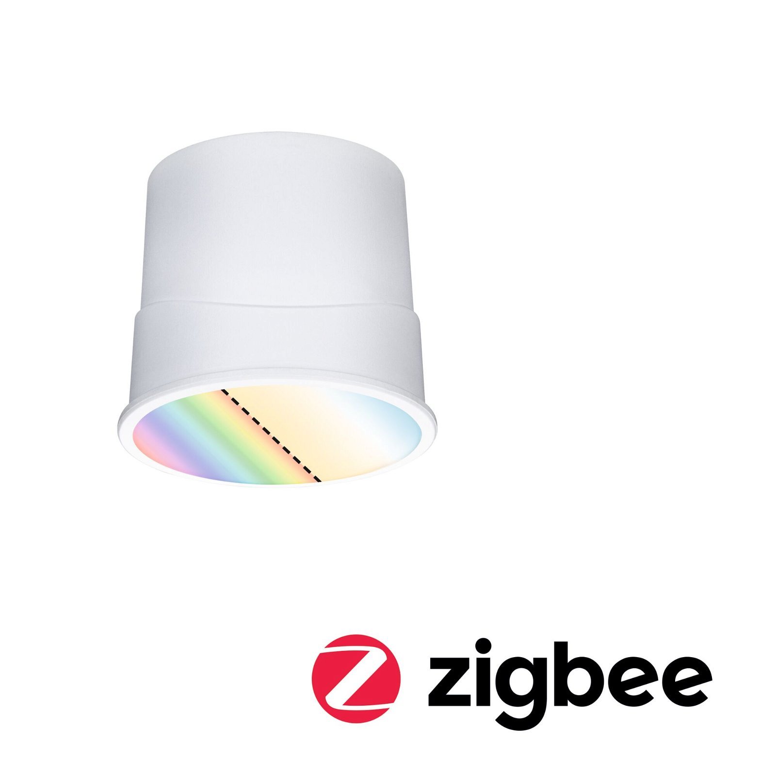 P 92470 LED Modul vestavné svítidlo Smart Home Zigbee Base Coin kruhové 50mm Coin 4,9W 230V stmívatelné RGBW+ satén - PAULMANN