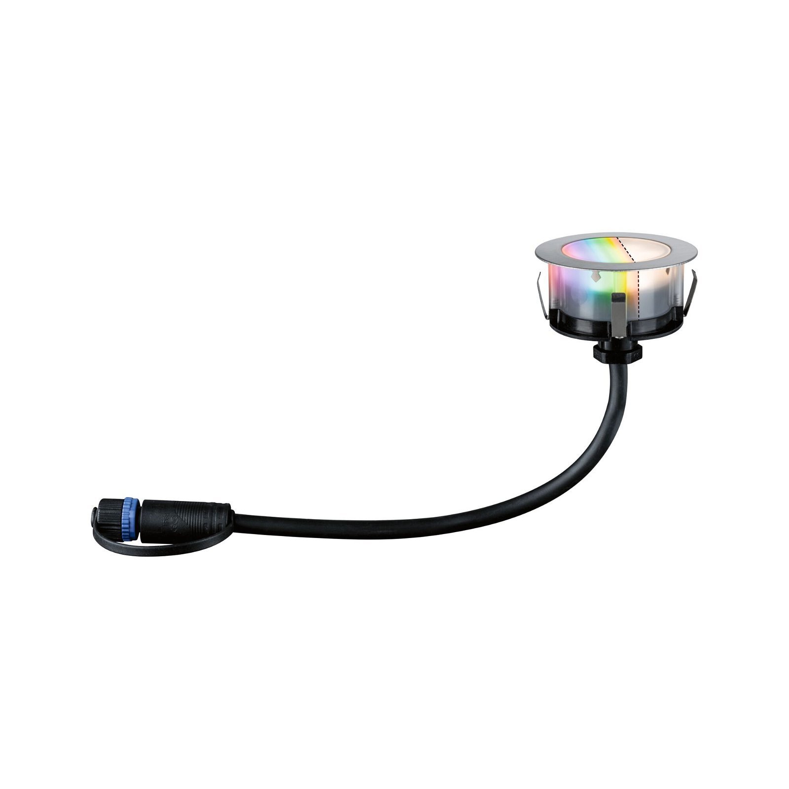 P 94752 Plug & Shine LED zemní svítidlo Smart Home Zigbee Floor RGBW 3ks sada IP67 RGBW 3x2W 21VA ocel - PAULMANN (obrázek 6)