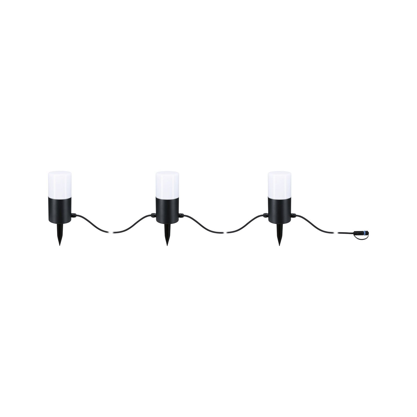 P 94761 Plug & Shine LED světelný řetěz Tubs IP44 3000K 3x2W antracit - PAULMANN (obrázek 5)