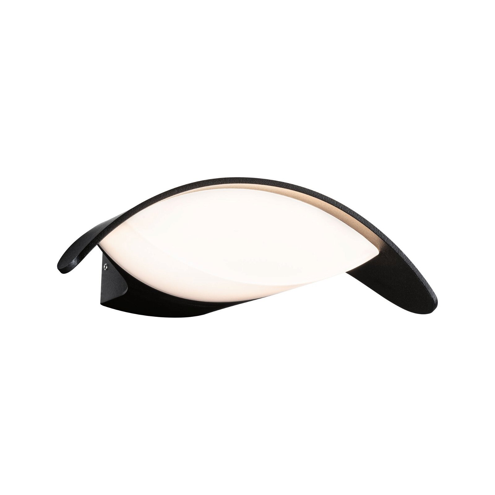 P 94765 LED venkovní nástěnné svítidlo Mesana IP44 240x165mm 3000K 12W 230V antracit hliník - PAULMANN
