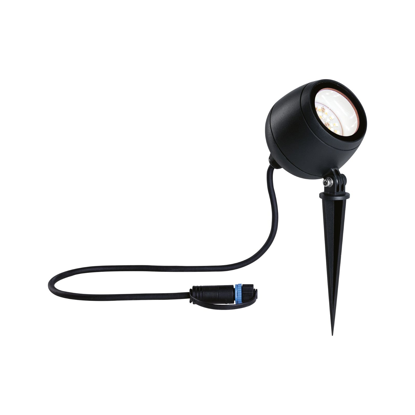 P 94768 Plug & Shine LED bodové zahradní světlo Smart Home Zigbee Kikolo neláká hmyz IP65 CCT 6,2W antracit - PAULMANN (obrázek 7)