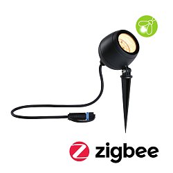Obrázek pro produkt Plug & Shine LED bodové zahradní světlo Smart Home Zigbee Kikolo neláká hmyz IP65 CCT 6,2W antracit - PAULMANN