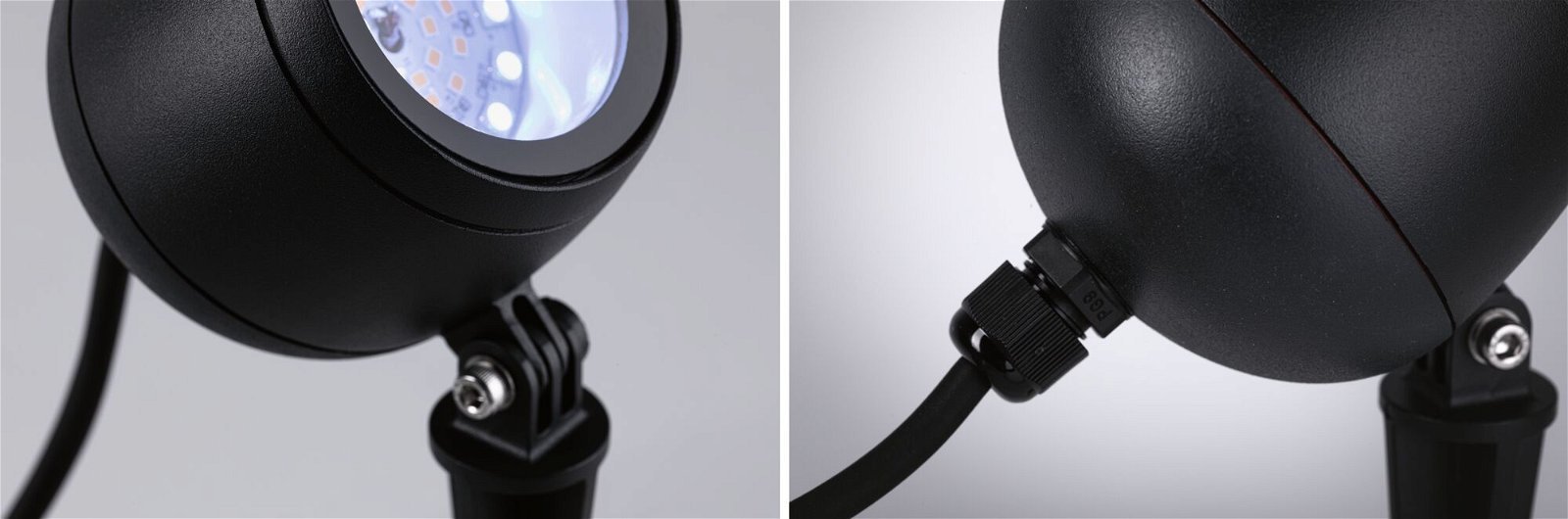 P 94769 Plug & Shine LED bodové zahradní světlo Smart Home Zigbee Kikolo IP65 RGBW+ 6,2W antracit - PAULMANN (obrázek 3)