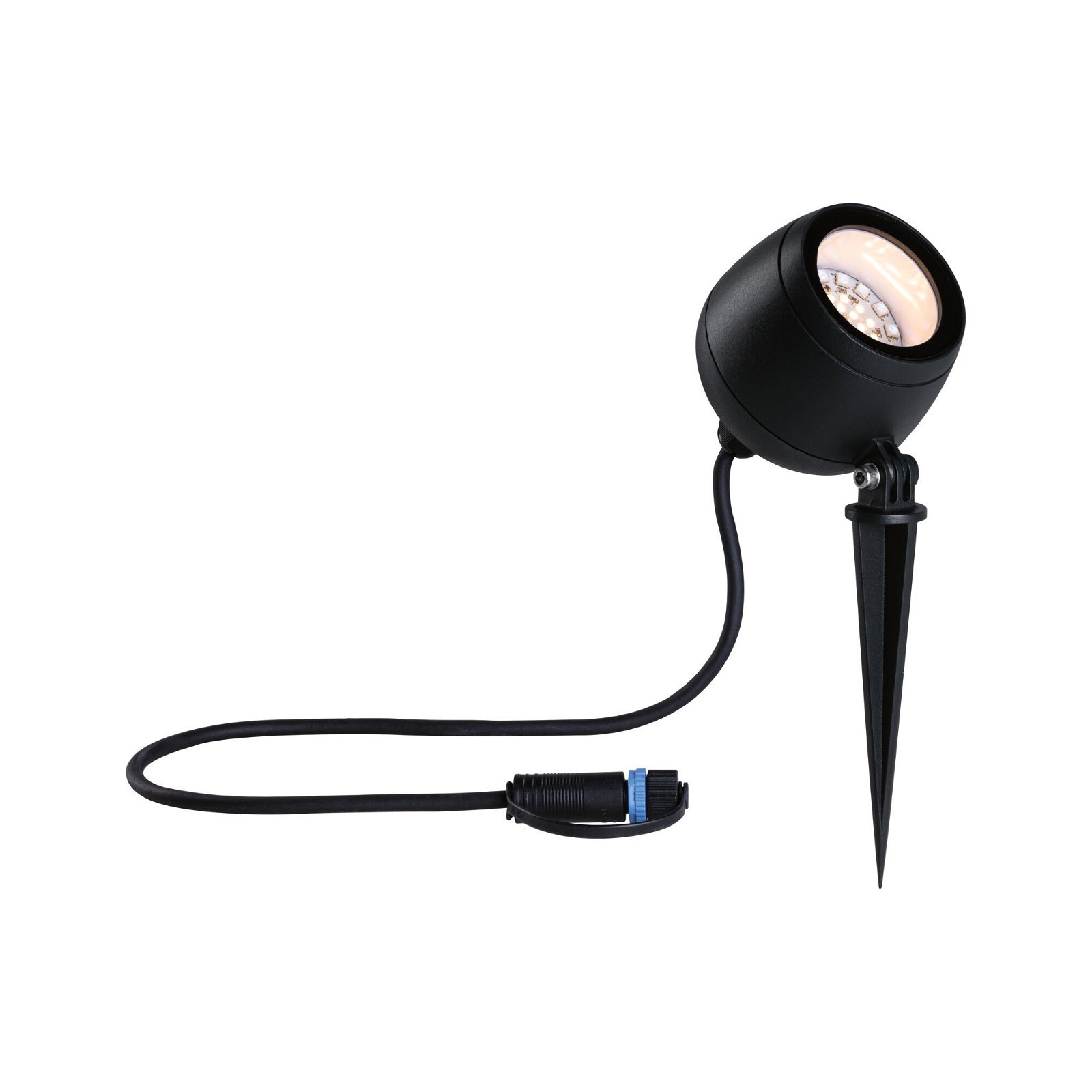 P 94769 Plug & Shine LED bodové zahradní světlo Smart Home Zigbee Kikolo IP65 RGBW+ 6,2W antracit - PAULMANN (obrázek 8)