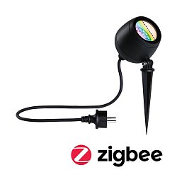 Obrázek pro produkt LED bodové zahradní světlo Smart Home Zigbee Kikolo IP65 90mm RGBW+ 6,2W 230V antracit umělá hmota/hliník - PAULMANN