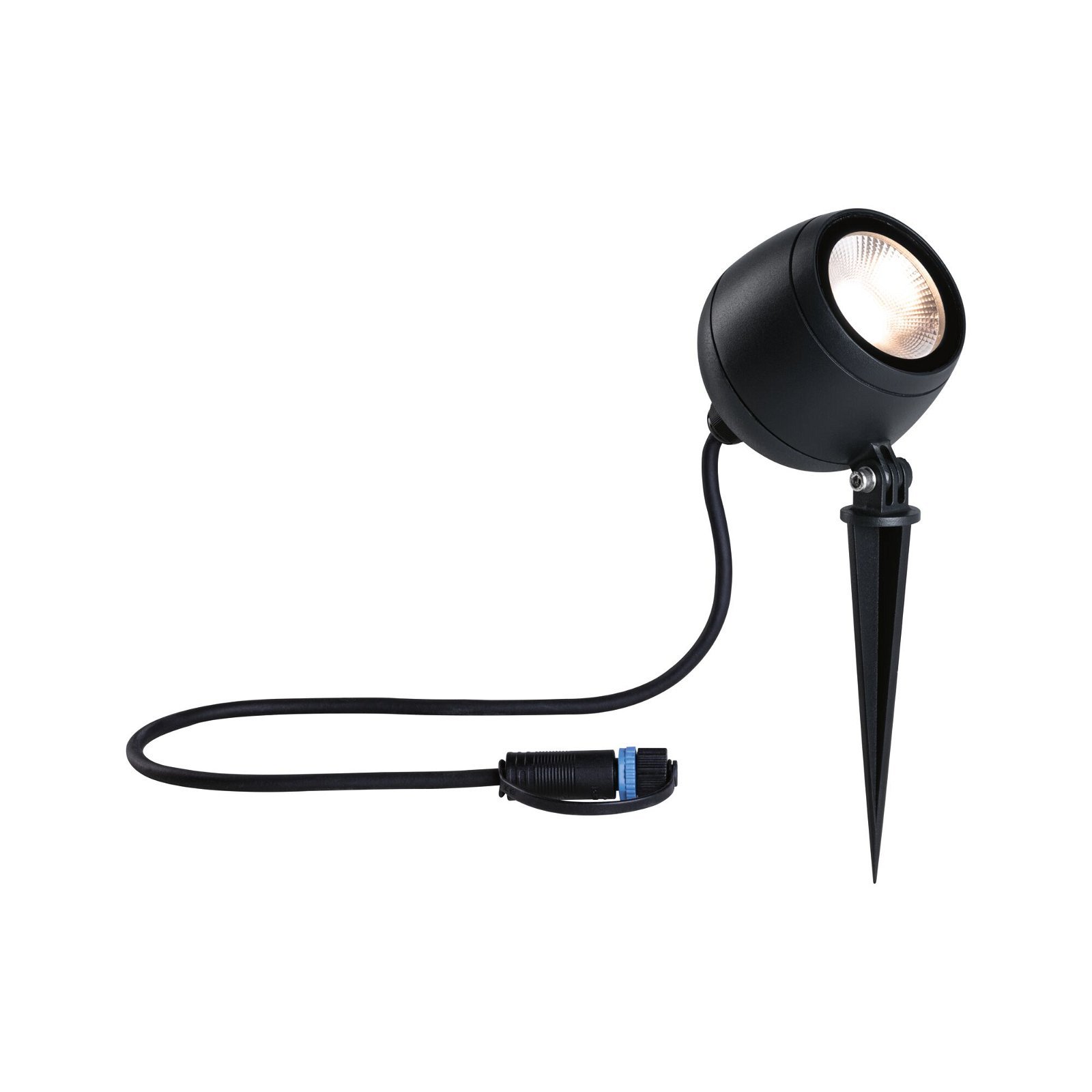 P 94774 Plug & Shine LED bodové zahradní světlo Kikolo IP65 3000K 7,2W antracit - PAULMANN
