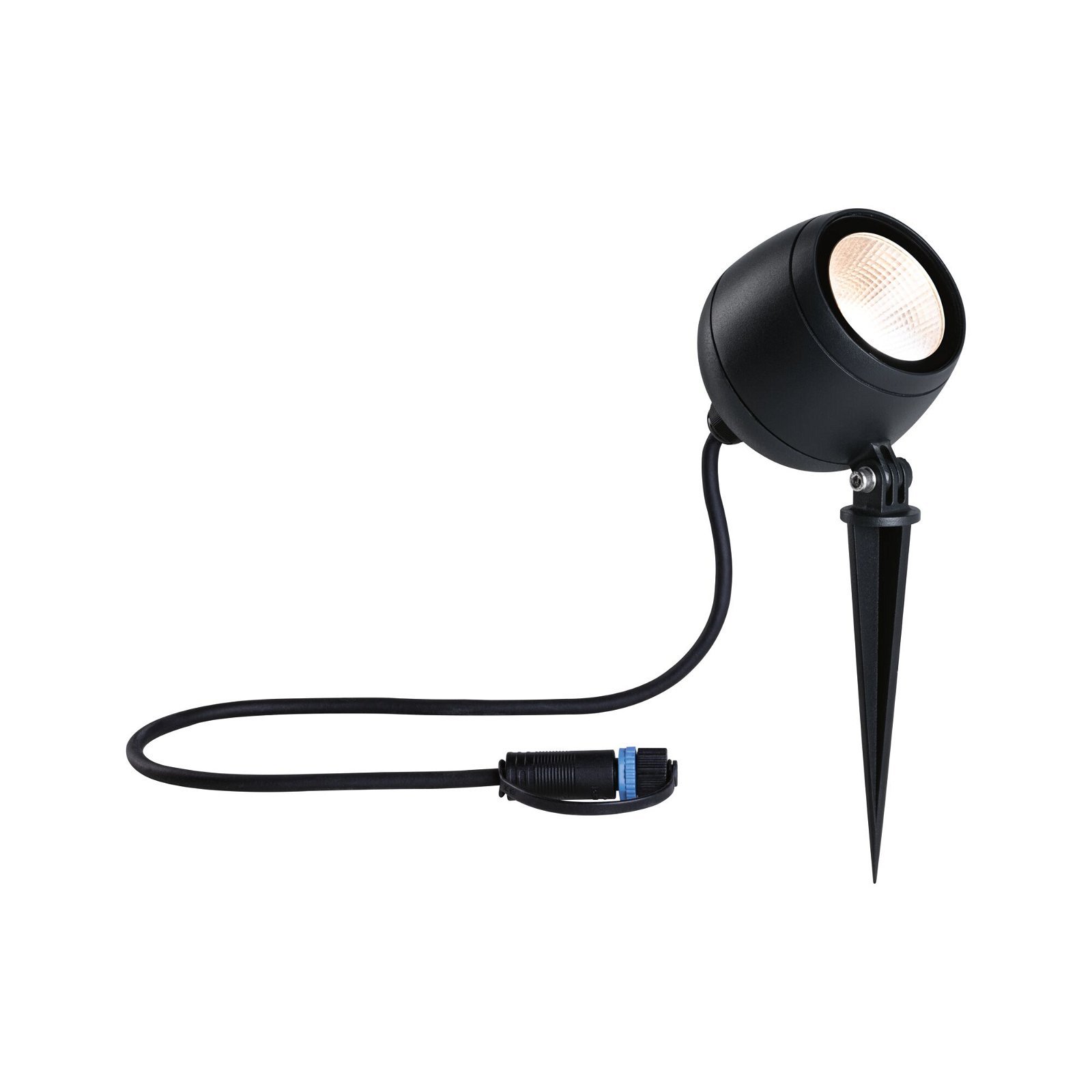 P 94775 Plug & Shine LED bodové zahradní světlo Kikolo IP65 3000K 7,2W antracit - PAULMANN