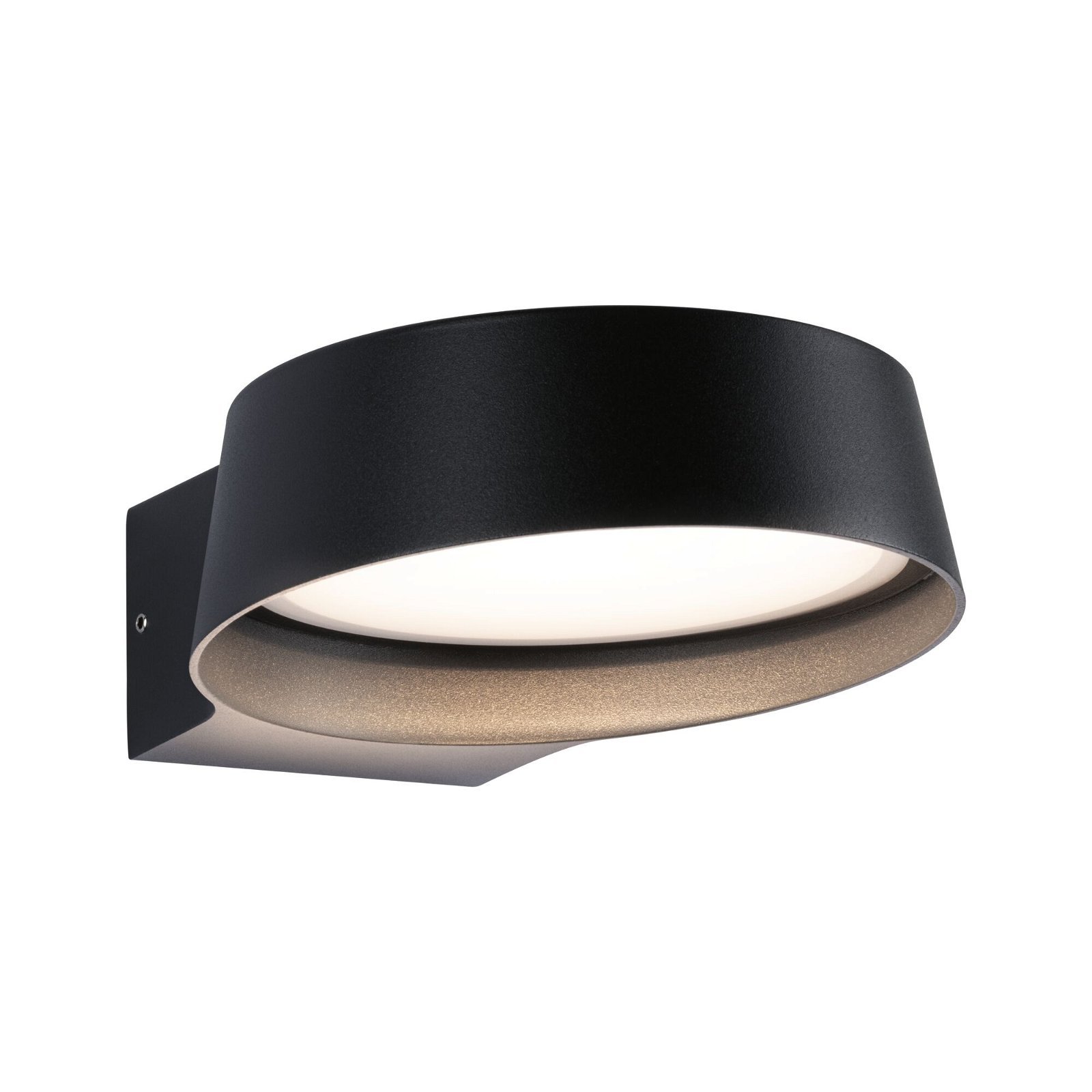 P 94789 LED venkovní nástěnné svítidlo Capea Grand IP44 162x195mm 3000K 11,5W 230V 108° antracit hliník - PAULMANN