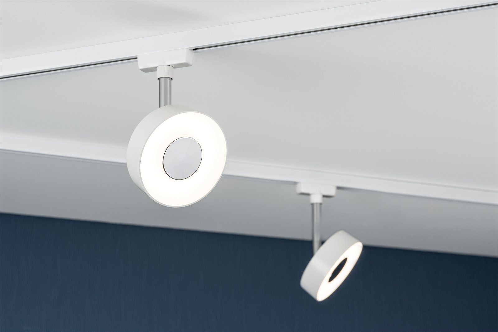 P 95588 URail LED lištový spot 3-krokové-stmívatelné Circle 5W 3000K stmívatelné 230V bílá - PAULMANN (obrázek 2)