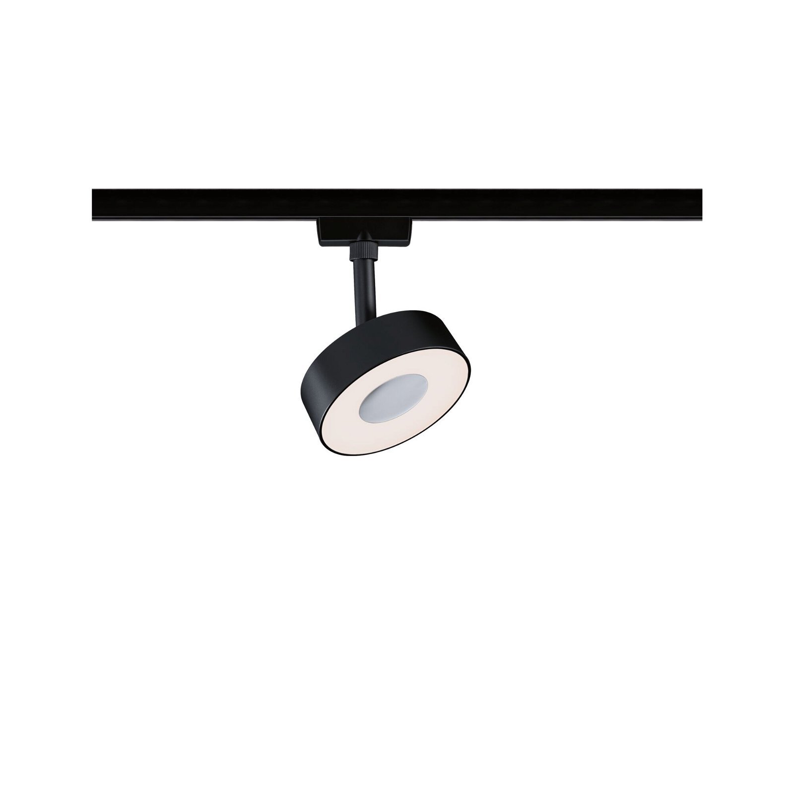 P 95589 URail LED lištový spot 3-krokové-stmívatelné Circle 5W 3000K stmívatelné 230V černá mat - PAULMANN