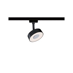 Obrázek pro produkt URail LED lištový spot 3-krokové-stmívatelné Circle 5W 3000K stmívatelné 230V černá mat - PAULMANN