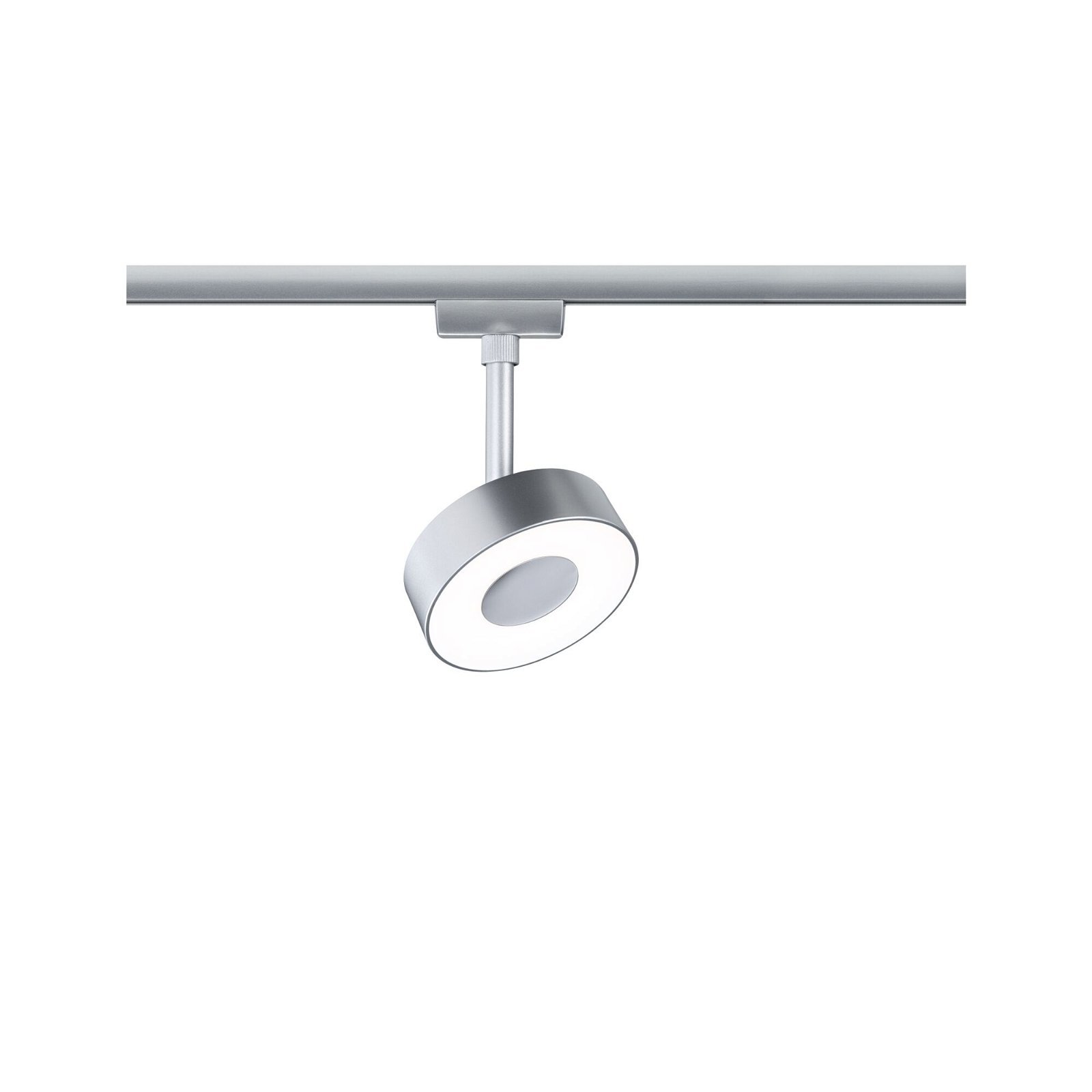 P 95593 URail LED lištový spot 3-krokové-stmívatelné Circle 5W 4000K stmívatelné 230V matný chrom - PAULMANN