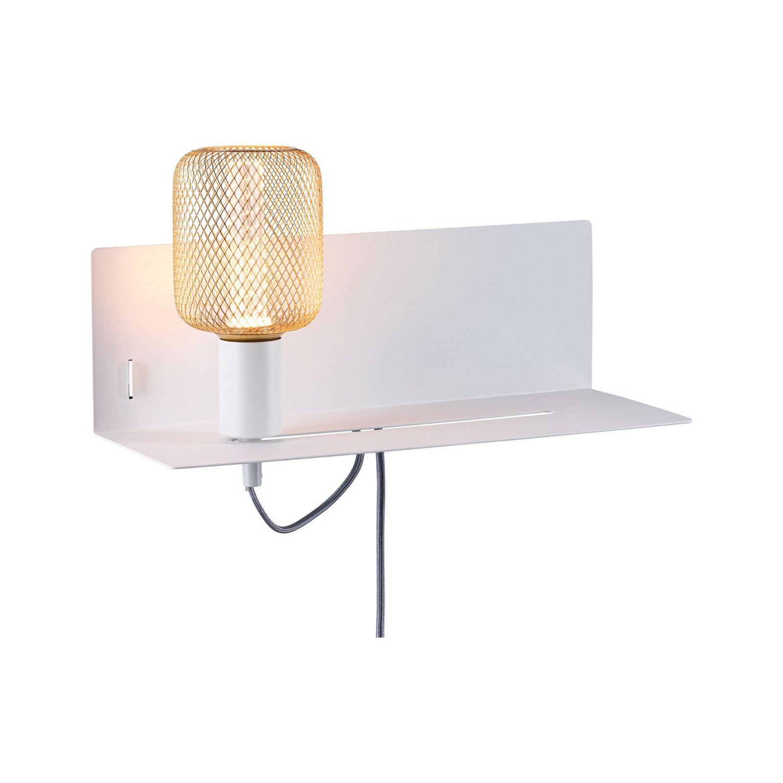 P 96774 Nástěnné svítidlo Devara USB C E27 230V max. 40W stmívatelné bílá mat - PAULMANN (obrázek 10)