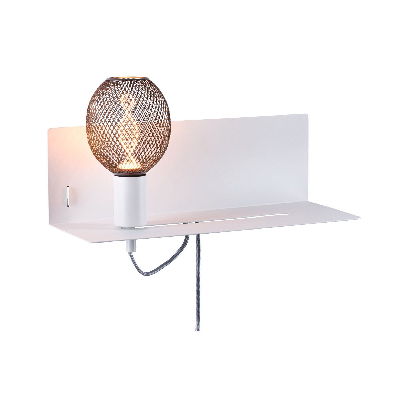 P 96774 Nástěnné svítidlo Devara USB C E27 230V max. 40W stmívatelné bílá mat - PAULMANN (obrázek 11)
