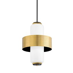 Obrázek pro produkt Závěsné svítidlo MELROSE mosaz/sklo mosaz/opál E14 4x40W - HUDSON VALLEY (Corbettt)