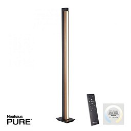 Obrázek pro produkt Stojací lampa PURE Lines 24W 2700-5000K 155cm dub/antracit - PAUL NEUHAUS