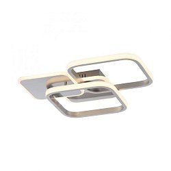 Obrázek pro produkt SEVENT LED stropní svítidlo stříbrná hranaté jednoduché teplé bílé světlo 3000K - LEUCHTEN DIREKT / JUST LIGHT