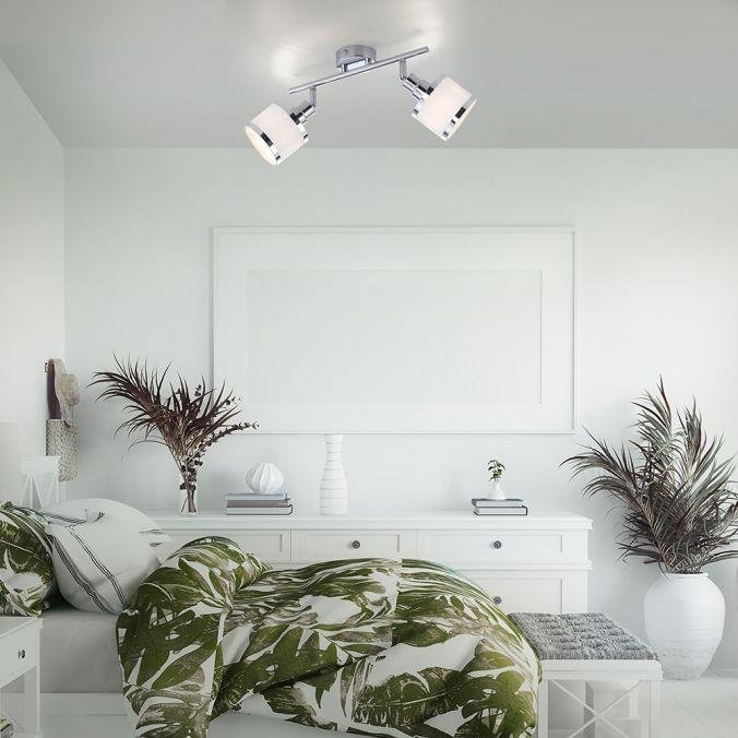 LD 15372-17 ACCOR LED stropní svítidlo 2 ramenné lesklý chrom otočné do interiéru - LEUCHTEN DIREKT / JUST LIGHT (obrázek 2)