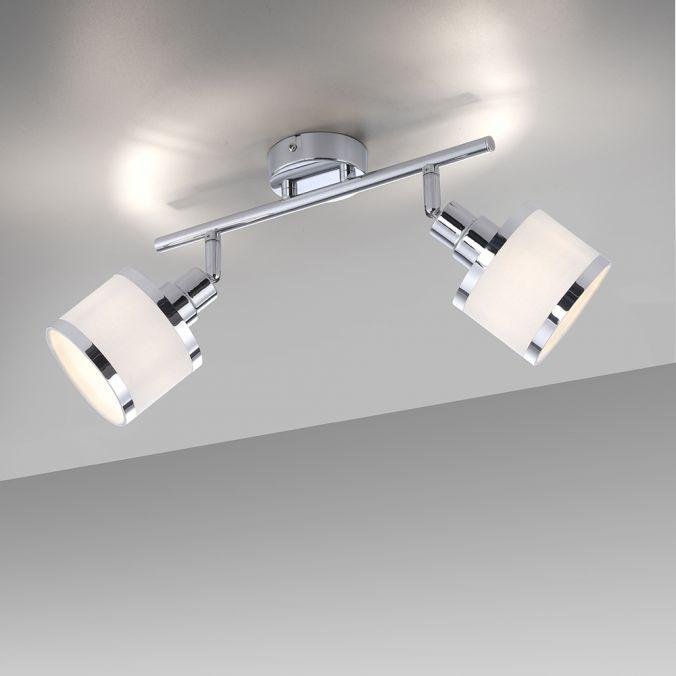 LD 15372-17 ACCOR LED stropní svítidlo 2 ramenné lesklý chrom otočné do interiéru - LEUCHTEN DIREKT / JUST LIGHT (obrázek 5)