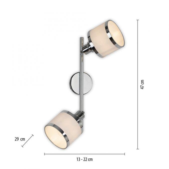 LD 15372-17 ACCOR LED stropní svítidlo 2 ramenné lesklý chrom otočné do interiéru - LEUCHTEN DIREKT / JUST LIGHT (obrázek 6)