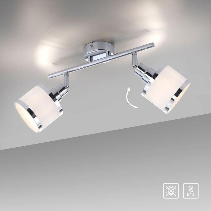 LD 15372-17 ACCOR LED stropní svítidlo 2 ramenné lesklý chrom otočné do interiéru - LEUCHTEN DIREKT / JUST LIGHT (obrázek 10)