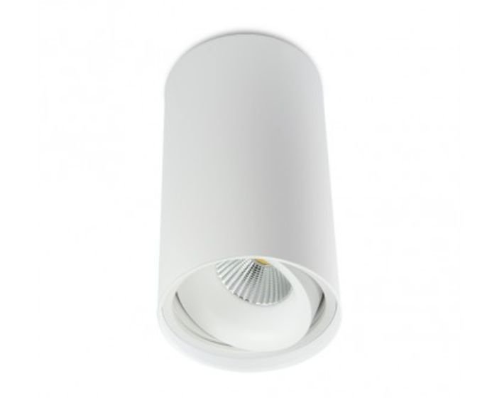 BPM 9051.01.SR.WH-WH.40.ST.9.30 Stropní svítidlo TUBE matná bílá LED 9,3W 40º 3000K 829lm - BPM (starý kód: 9051.10.W-W.D40.3K)
