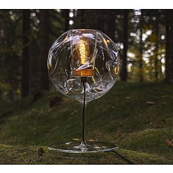 Obrázek pro produkt Stolní lampa Element Easy Space Sphere Natural tmavý dub / zlatá patice 230V IP20 - YOURDESIGN