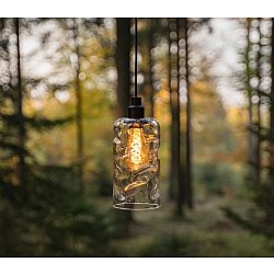 Obrázek pro produkt Závěsné svítidlo EASY ONE NATURAL čiré / černá patice E27 230V IP20 - YOURDESIGN
