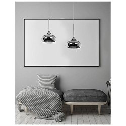 Obrázek pro produkt Závěsné svítidlo CIOTO kov chrom venku bílý chrom uvnitř E14 1x5W IP20 bez žárovky - NOVA LUCE