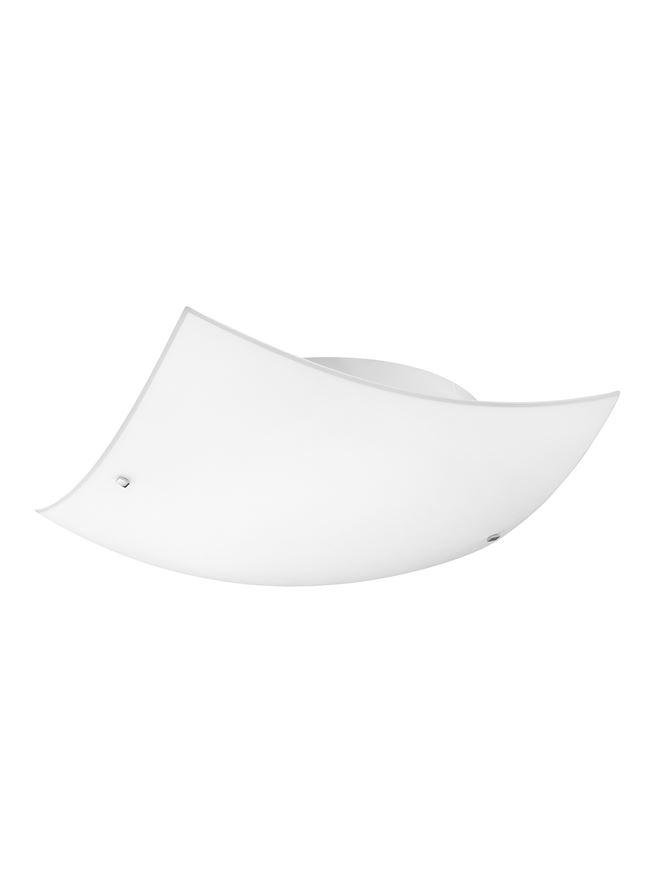 NV 600302 Stropní svítidlo QUALE matné bílé sklo chromovaný kov E27 2x12W - NOVA LUCE (obrázek 2)