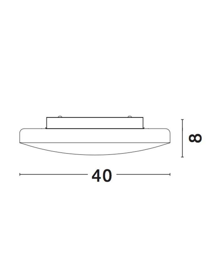 NV 6100523 Stropní svítidlo IVI stropní svítidlo IP44 bílé opálové sklo E27 2x12W - NOVA LUCE (obrázek 3)