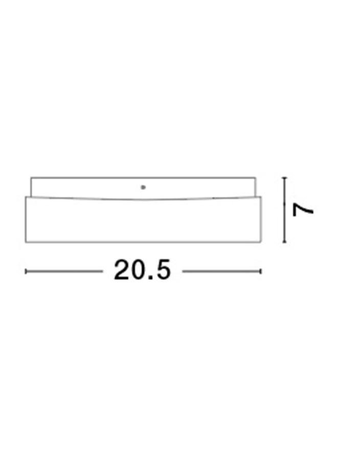 NV 6110041 Stropní svítidlo CUBE IP44 bílé opálové sklo E27 1x12W - NOVA LUCE (obrázek 3)