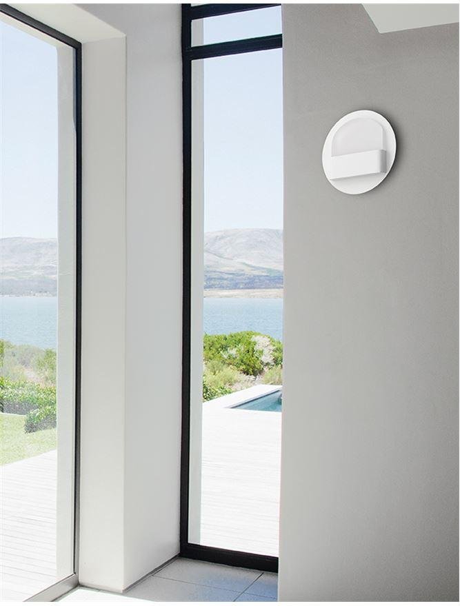 NV 6161202 Nástěnné svítidlo POLSO matný bílý hliník LED 6W 3000K - NOVA LUCE