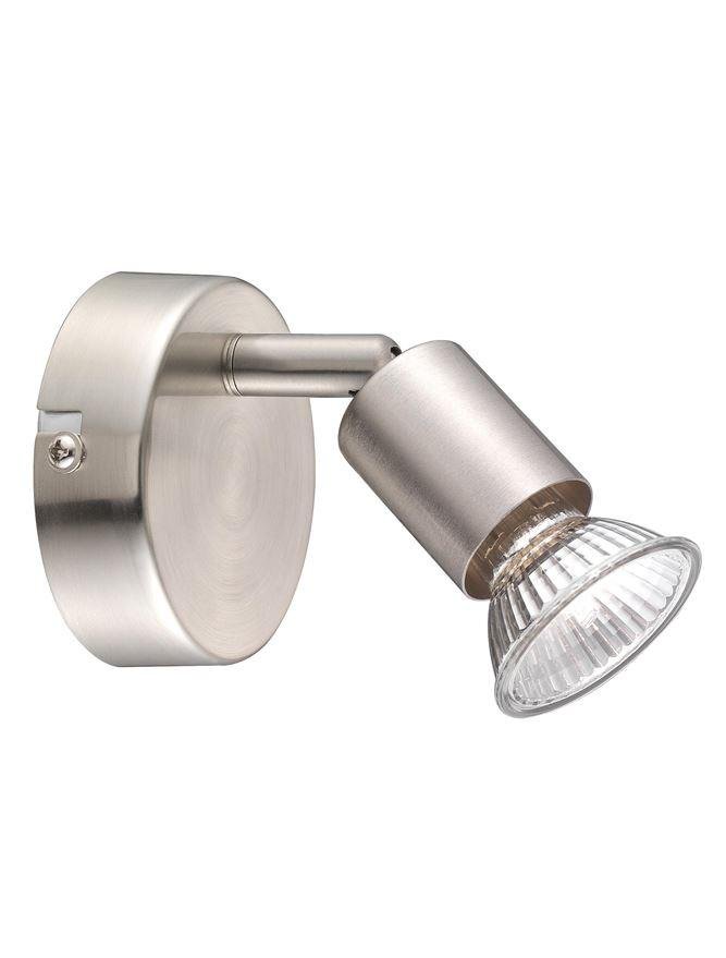 NV 660001 Bodové svítidlo BASE nikl satén kov GU10 1x5W IP20 bez žárovky - NOVA LUCE (obrázek 2)