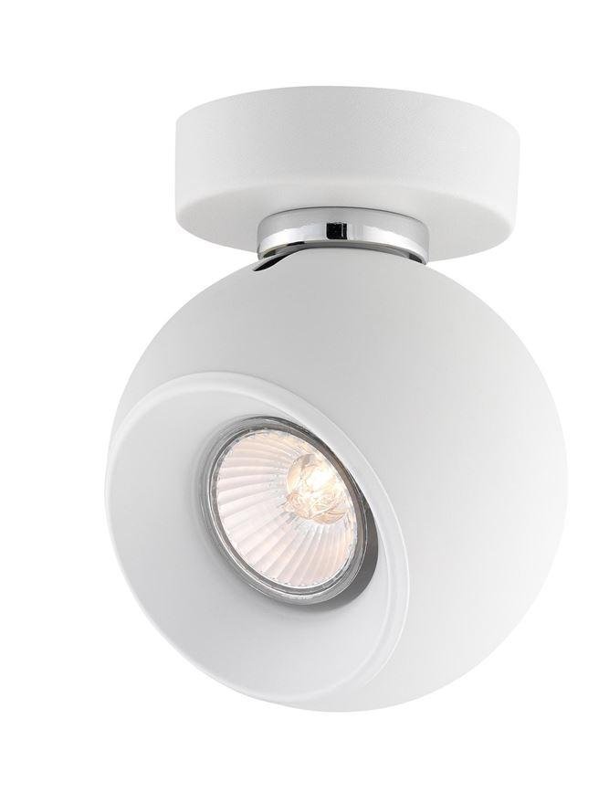NV 665001 Bodové svítidlo TORE matný bílý hliník GU10 1x10W 230V IP20 bez žárovky - NOVA LUCE (obrázek 2)