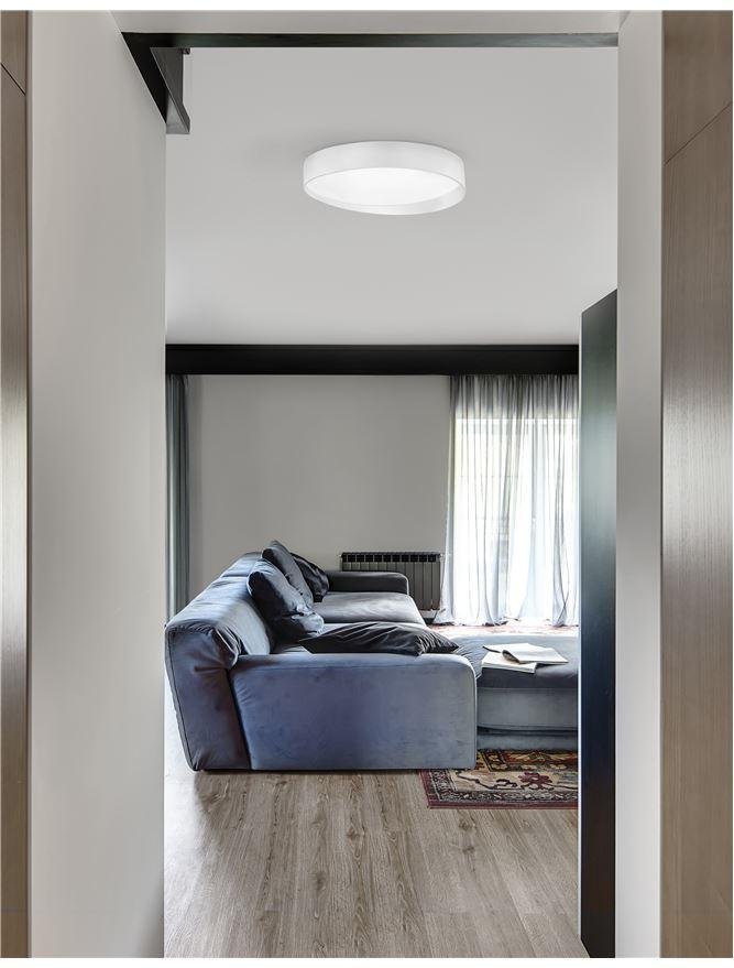 NV 71045001 Stropní svítidlo FANO bílý hliník akrylový difuzor LED 26W 3000K IP20 - NOVA LUCE