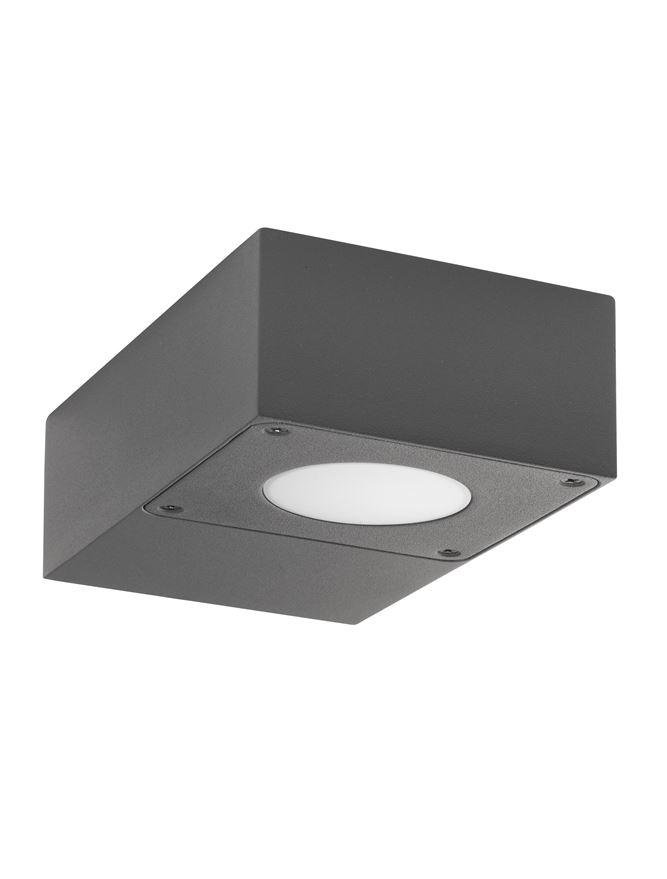 NV 713411 Venkovní nástěnné svítidlo APOLLO tmavě šedý hliník akrylový difuzor LED 5W 3000K 110-265V 120st. IP54 - NOVA LUCE (obrázek 2)