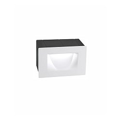 Obrázek pro produkt Venkovní zapuštěné svítidlo do zdi KRYPTON bílý hliník LED 3W 3000K 220-240V 15st. IP54 - NOVA LUCE