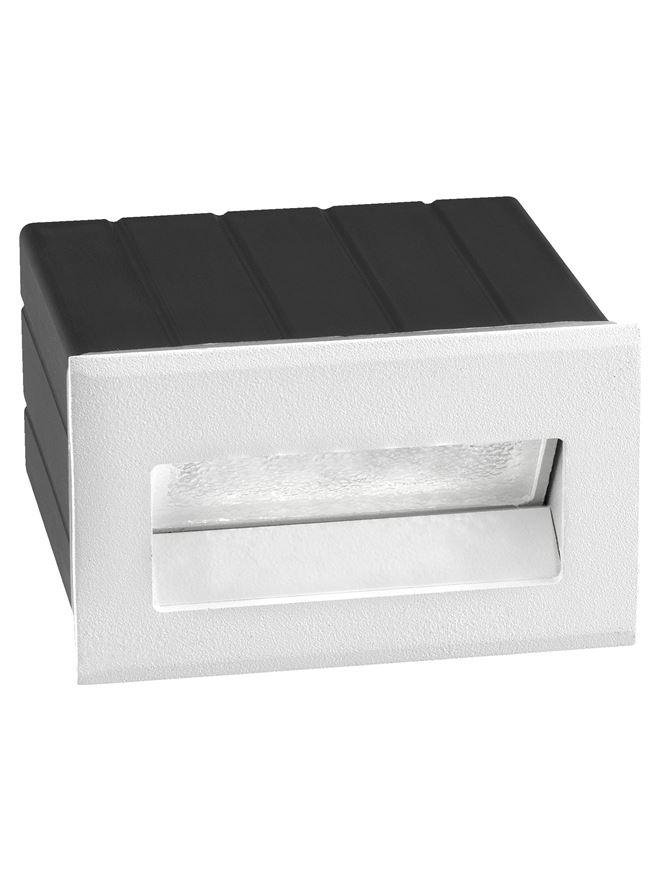 NV 726403 Venkovní zapuštěné svítidlo do zdi KRYPTON bílý hliník LED 2W 3000K 220-240V 17st. IP54 - NOVA LUCE